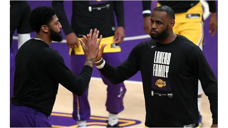 LeBron James y Anthony Davis (Foto: Getty)