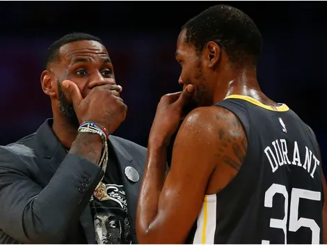 Kevin Durant se visitó de James Harden: LeBron y la NBA se rinden ante "KD"