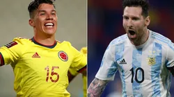 Mateus Uribe y Lionel Messi (Fotos: Getty)