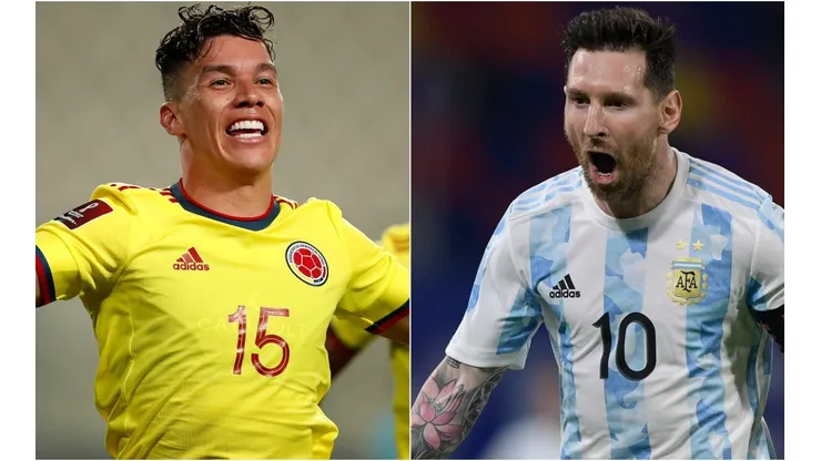 Mateus Uribe y Lionel Messi (Fotos: Getty)