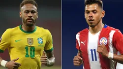 Neymar y Ángel Romero (Foto: Getty)