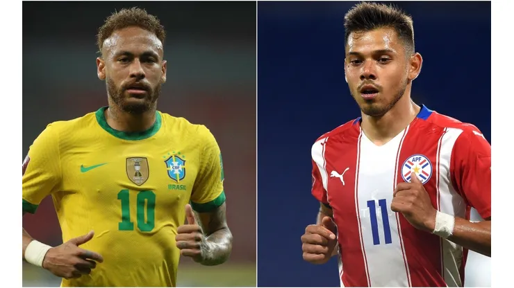 Neymar y Ángel Romero (Foto: Getty)