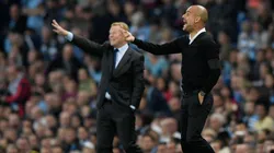 Ronald Koeman y Josep Guardiola durante un encuentro de la Premier.