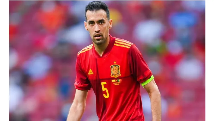Sergio Busquets, jugador de la selección española.