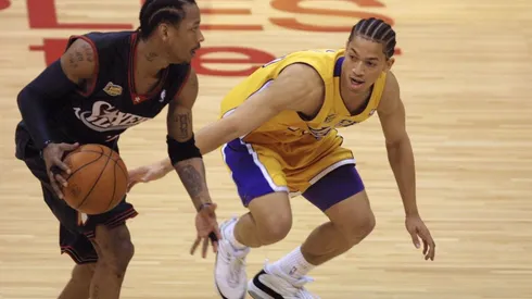 Los protagonistas, Allen Iverson y Tyronn Lue.