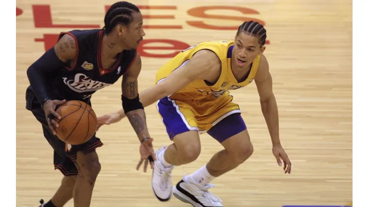 Los protagonistas, Allen Iverson y Tyronn Lue.