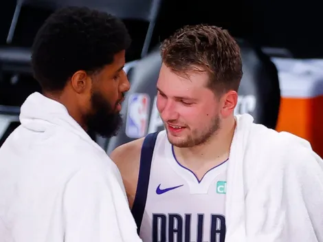 Luka, ¿qué pasó?: Doncic no le quiso cambiar la camiseta a Paul George
