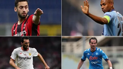 Calhanoglu, Fernandinho, Franco Vázquez y Fabián Ruíz.