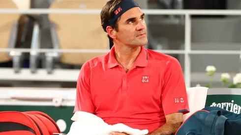 Roger Federer en su agotadora victoria del sábado. (Foto: Getty)