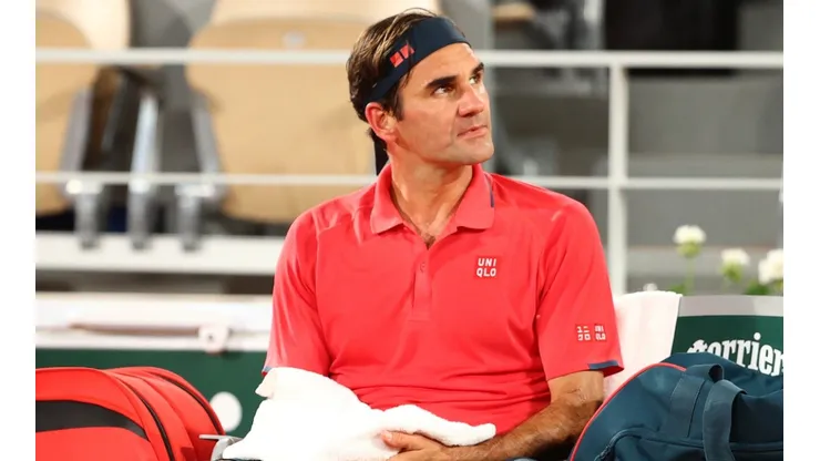 Roger Federer en su agotadora victoria del sábado. (Foto: Getty)