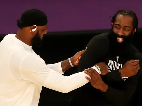 El mensaje de LeBron por la lesión de James Harden en los Playoffs