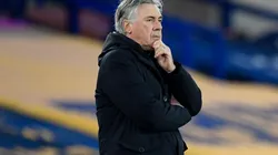Carlo Ancelotti durante un encuentro de Premier League.