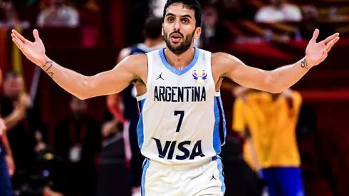 Facundo Campazzo con Argentina en Mundial de China 2019