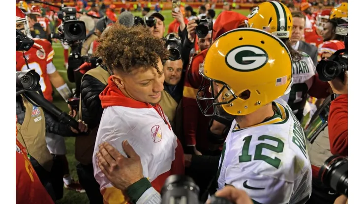 Patrick Mahomes y Aaron Rodgers