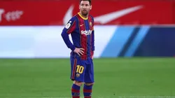 Lionel Messi durante un encuentro con Barcelona.