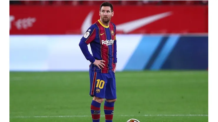 Lionel Messi durante un encuentro con Barcelona.