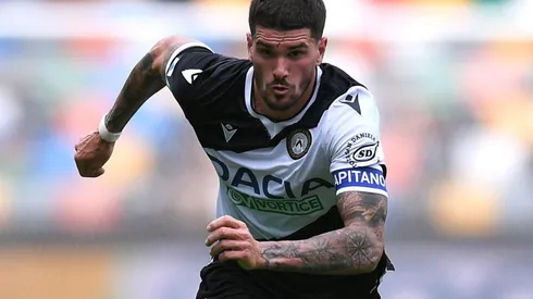 Rodrigo De Paul durante un encuentro con Udinese.