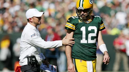 Matt LaFleur y Aaron Rodgers