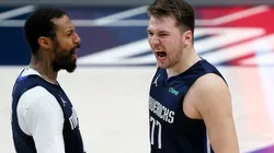 Luka Doncic volvió a cargar con la ofensiva de su equipo (Getty Images)