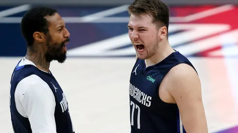 Luka Doncic volvió a cargar con la ofensiva de su equipo (Getty Images)