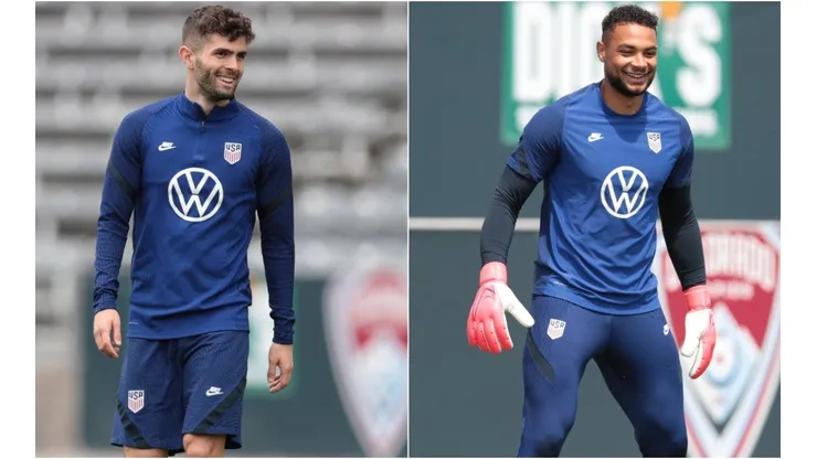 Christian Pulisic y Zack Steffen