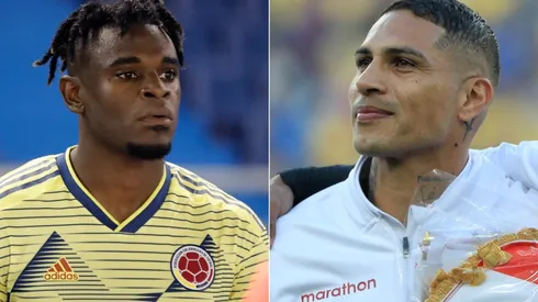 Duván Zapata y Paolo Guerrero (Fotos: Getty)