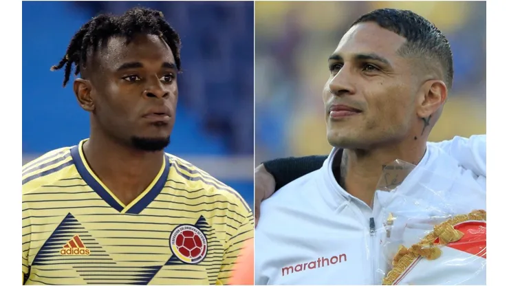 Duván Zapata y Paolo Guerrero (Fotos: Getty)