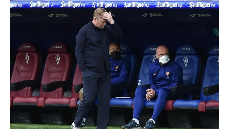 Ronald Koeman, entrenador de Barcelona.