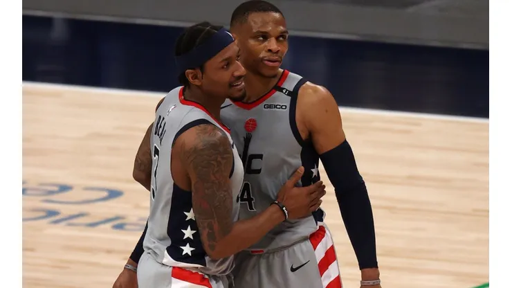 Bradley Beal y Russell Westbrook en Washington. (Foto: Getty)