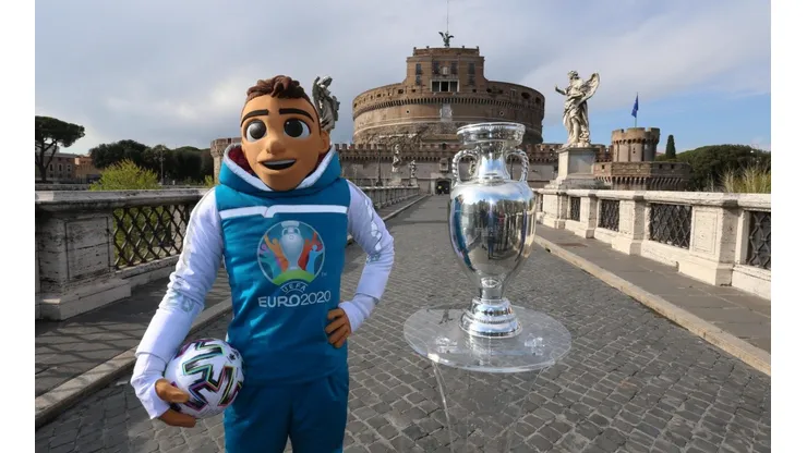 Skillzy, la mascota de la Eurocopa 2020. (Getty Images)