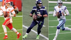 Mahomes, Wilson y Prescott. (Foto: Getty)