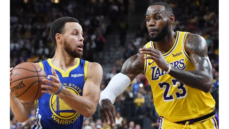 Stephen Curry y LeBron James