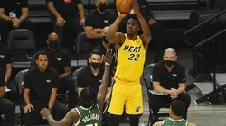 Jimmy Butler en los Playoffs de la NBA. (Foto: Getty)