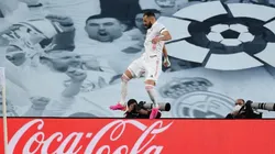 Karim Benzema durante un encuentro con Real Madrid.