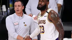 LeBron James y Frank Vogel (Foto: Getty)