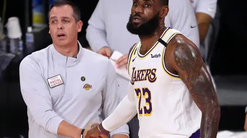LeBron James y Frank Vogel (Foto: Getty)