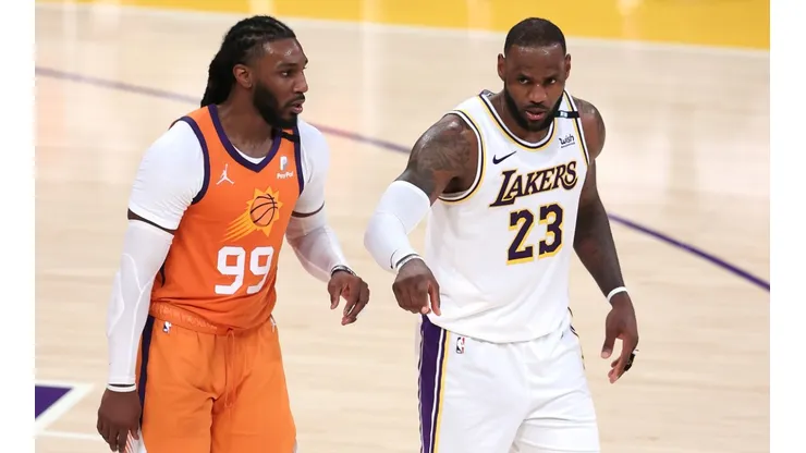 LeBron y Crowder en el juego 4. (Foto: Getty)