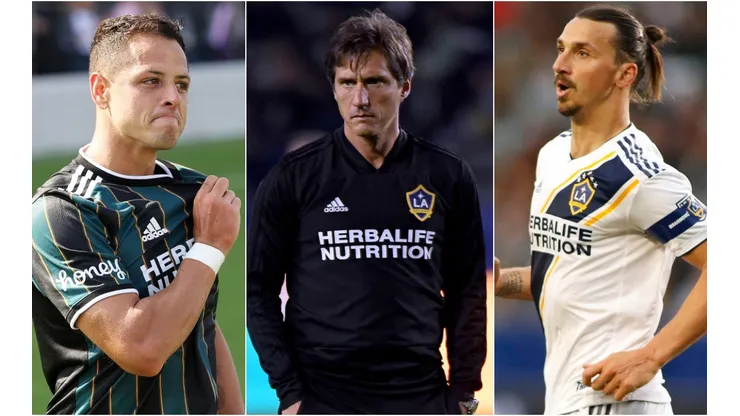 Javier Chicharito Hernández, Guillermo Barros Schelotto y Zlatan Ibrahimovic