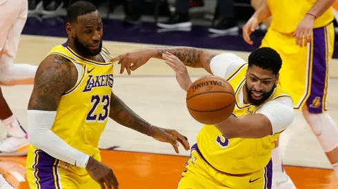 LeBron James y Anthony Davis