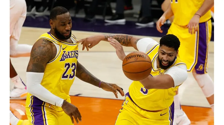 LeBron James y Anthony Davis