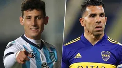 Tomás Chancalay y Carlos Tévez, semifinales de la Copa de la Liga (Fotos: Getty Images).