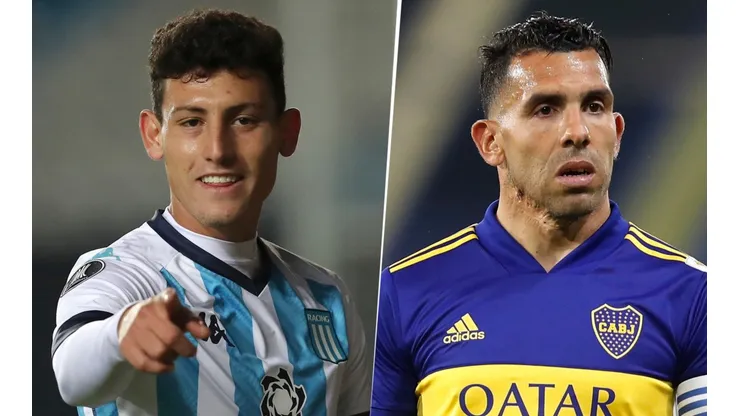 Tomás Chancalay y Carlos Tévez, semifinales de la Copa de la Liga (Fotos: Getty Images).