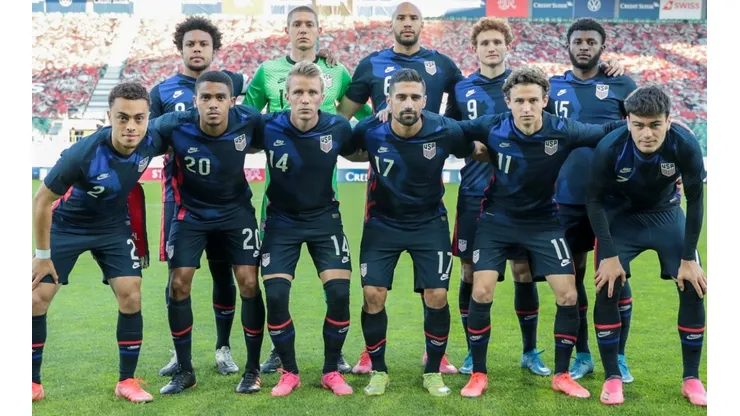 La selección de Estados Unidos en amistoso con Suiza