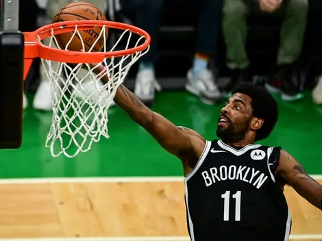 Lo que no se vio en Nets vs. Celtics: fan de Boston le lanzó una botella a Irving