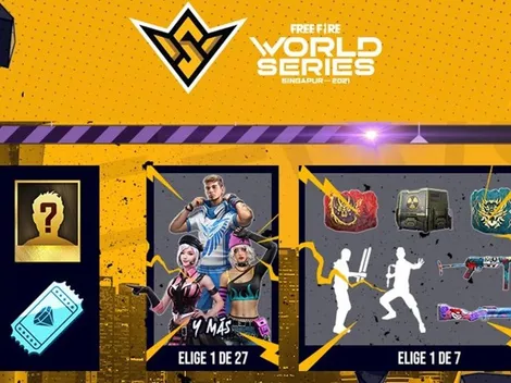 Todas las recompensas y drops de la Free Fire World Series 2021