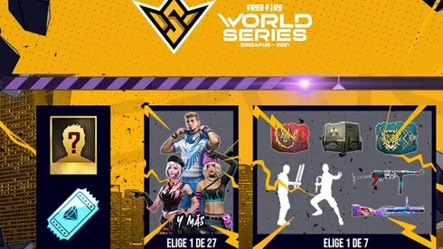 Todas las recompensas y drops de la Free Fire World Series 2021