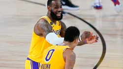 LeBron James y Kyle Kuzma