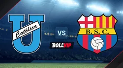 Universidad Católica y Barcelona de Guayaquil se enfrentarán por la Fecha 14 de la LigaPro