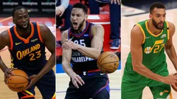 Gree, Simmons y Gobert. (Foto: Getty)