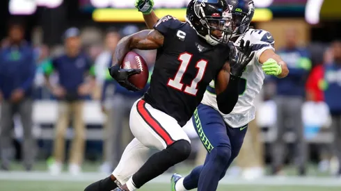 Julio Jones contra Seattle. (Foto: Getty)